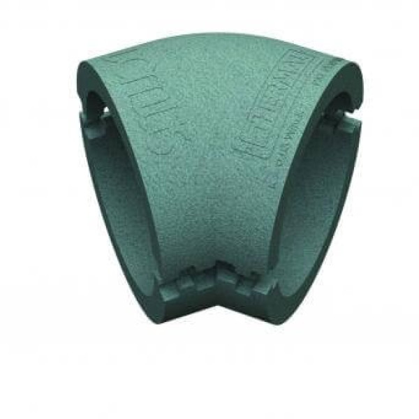 EasiPipe Rigid Duct Insulation 45° Horizontal Bend