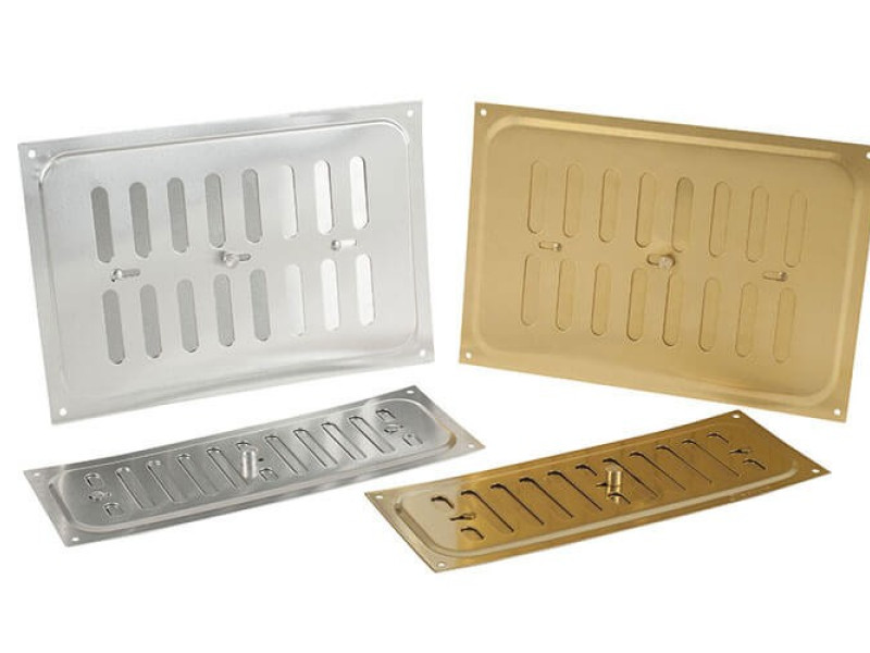 Aluminium Rectangular Hit & Miss Wall Vents