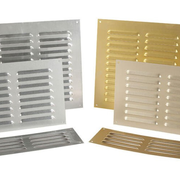 Rectangular Aluminium Louvre Wall Vents