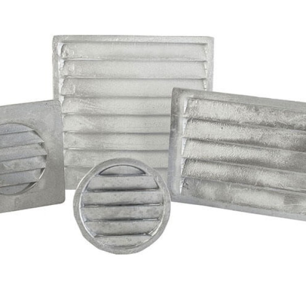 Cast Aluminium Louvre External Wall Vents