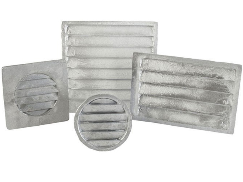 Cast Aluminium Louvre External Wall Vents